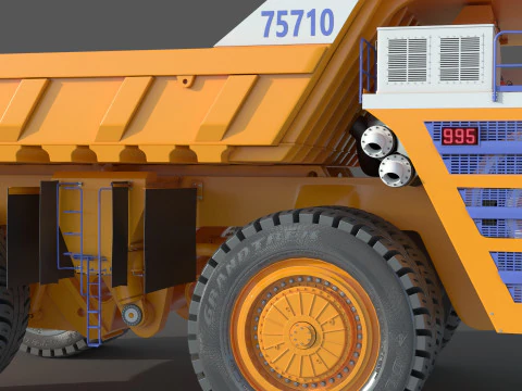 Belaz 75710 Mining Truck 3D Model