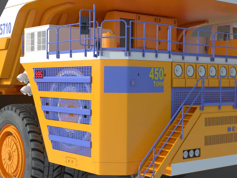 Belaz 75710 Mining Truck 3D Model