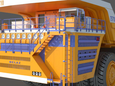 Belaz 75710 Mining Truck 3D Model