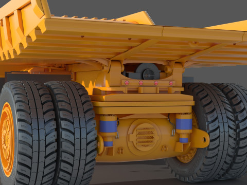 Belaz 75710 Mining Truck 3D-Modell