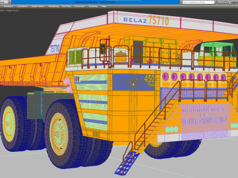 Belaz 75710 Mining Truck 3D-Modell
