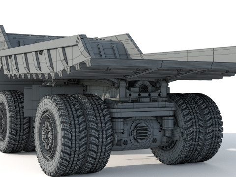 Belaz 75710 Mining Truck 3D-Modell