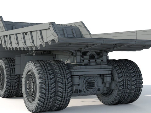 Belaz 75710 Mining Truck 3D Model