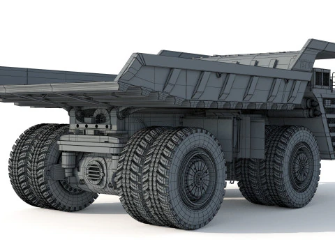 Belaz 75710 Mining Truck 3D Model