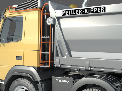 Volvo FMX 500 Billencs Dump Truck 3D Model
