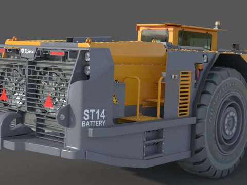 Scooptram ST14 Technical Specification 3D Model