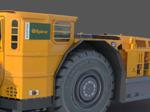 Especifica&ccedil;&atilde;o T&eacute;cnica Scooptram ST14 Modelo 3D