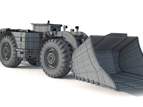 Scooptram ST14 Technical Specification 3D Model