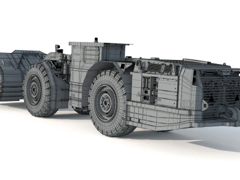 Especifica&ccedil;&atilde;o T&eacute;cnica Scooptram ST14 Modelo 3D
