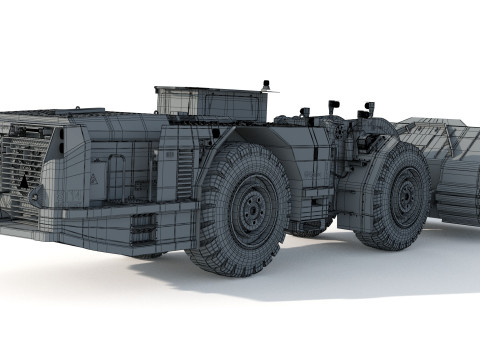 Scooptram ST14 Technical Specification 3D Model