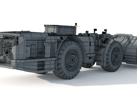 Especifica&ccedil;&atilde;o T&eacute;cnica Scooptram ST14 Modelo 3D
