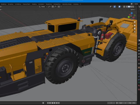 Scooptram ST14 Technical Specification 3D Model