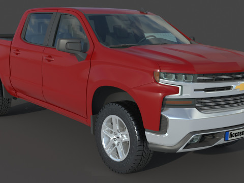 Chevrolet Silverado 3D 模型