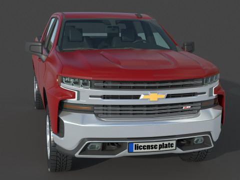 Chevrolet Silverado 3D 模型