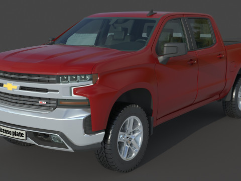 Chevrolet Silverado 3D 模型