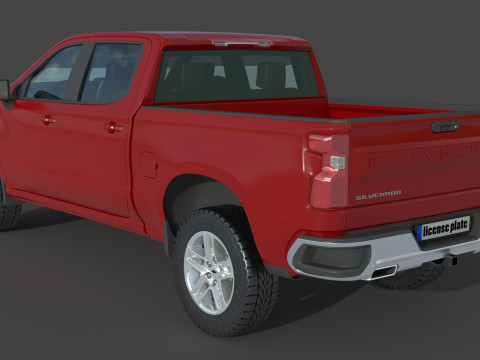 Chevrolet Silverado 3D 模型