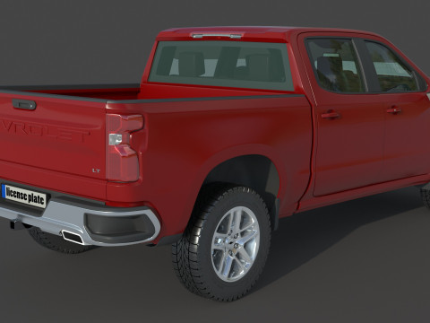 Chevrolet Silverado 3D 模型
