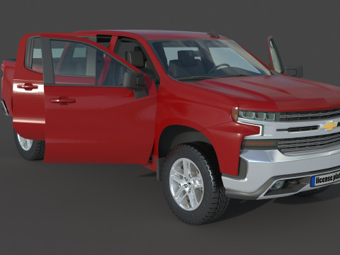 Chevrolet Silverado 3D 模型
