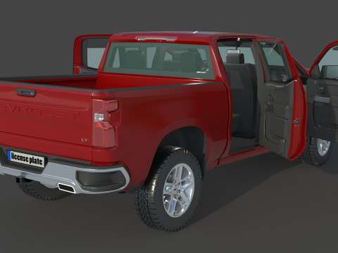 Chevrolet Silverado 3D 模型