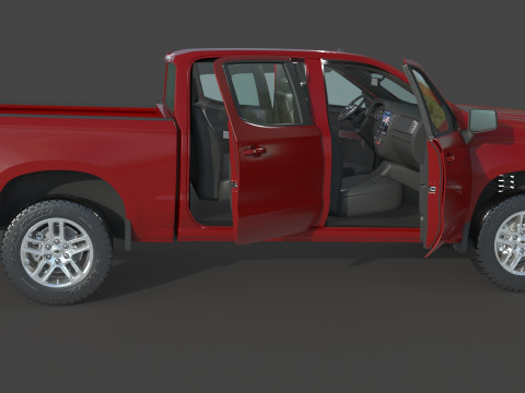 Chevrolet Silverado 3D 模型