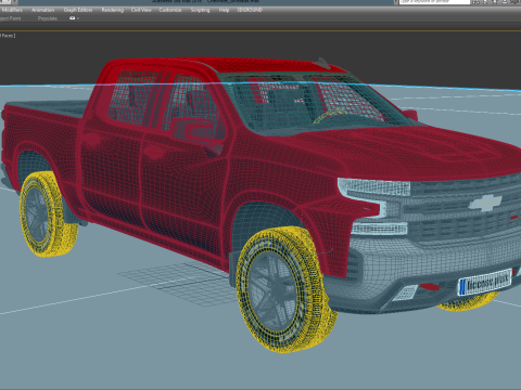 Chevrolet Silverado 3D 模型
