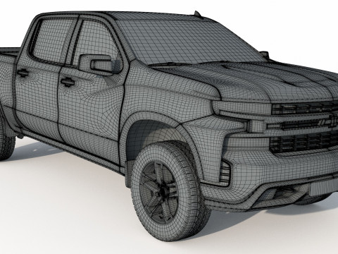 Chevrolet Silverado 3D 模型