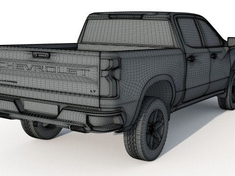 Chevrolet Silverado 3D 模型