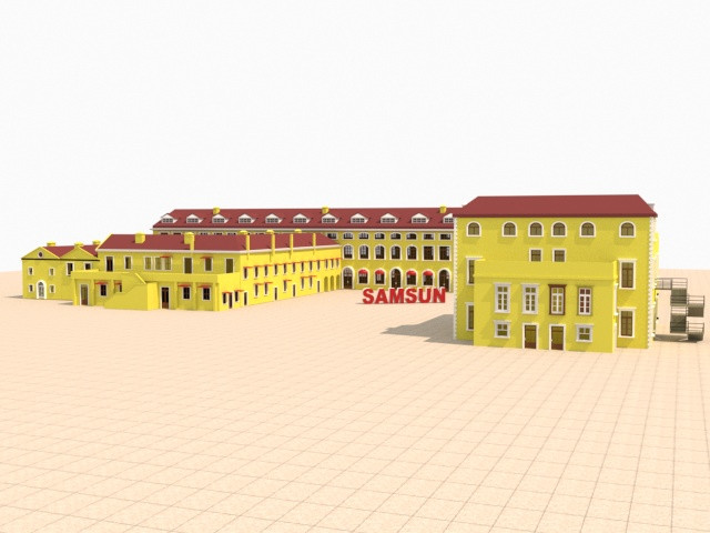 Samsun Bulvar AVM Building 3Dモデル .c4d .max .obj .3ds .fbx .stl .blend
