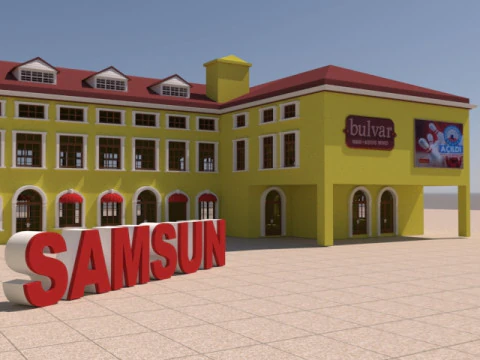 Samsun Bulvar AVM Building 3D Model