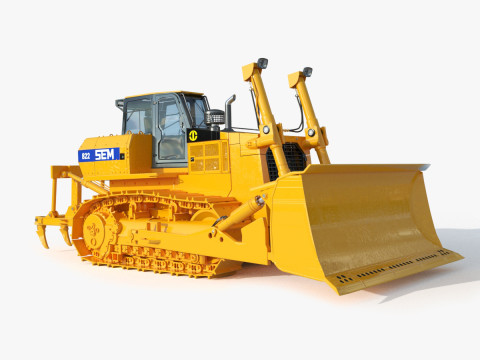 SEM 822 トラック トラクターの仕様 3Dモデル