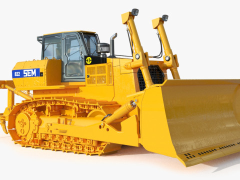 SEM 822 トラック トラクターの仕様 3Dモデル