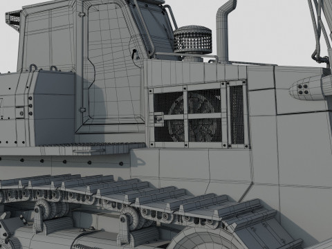 SEM 822 トラック トラクターの仕様 3Dモデル