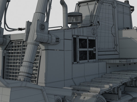 SEM 822 トラック トラクターの仕様 3Dモデル