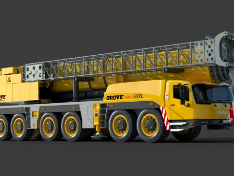Grove GMK 6300 L 3D Model