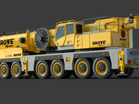 Grove GMK 6300 L 3D Model