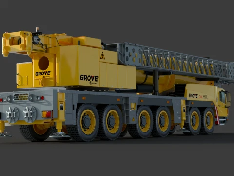 Grove GMK 6300 L 3D Model