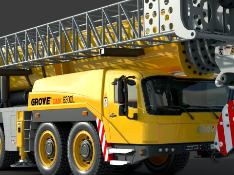 Grove GMK 6300 L 3D Model