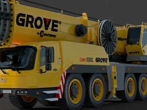 Grove GMK 6300 L 3D Model
