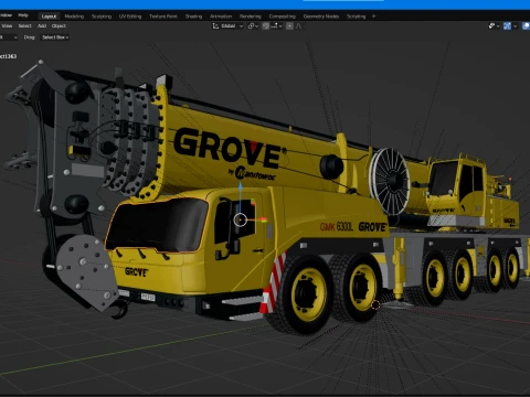 Grove GMK 6300 L 3D Model