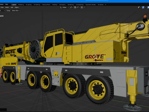 Grove GMK 6300 L 3D Model