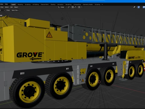 Grove GMK 6300 L 3D Model