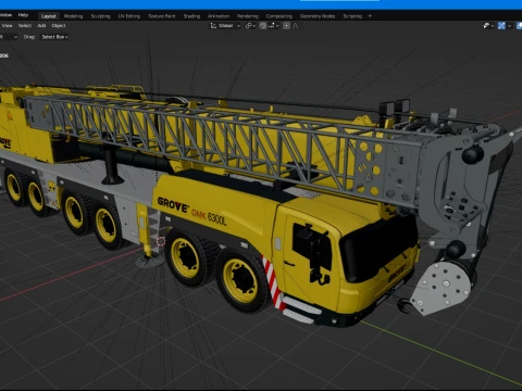 Grove GMK 6300 L 3D Model