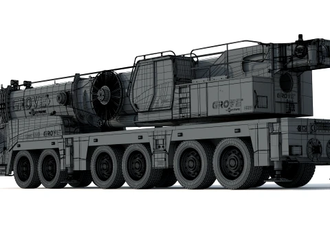Grove GMK 6300 L 3D Model