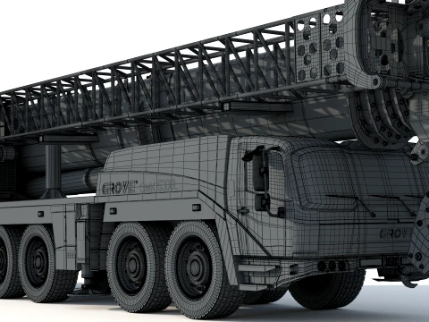 Grove GMK 6300 L 3D Model