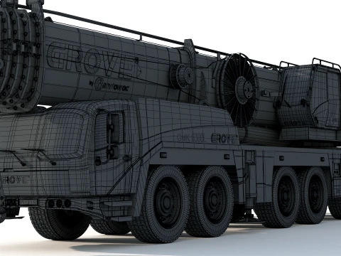 Grove GMK 6300 L 3D Model
