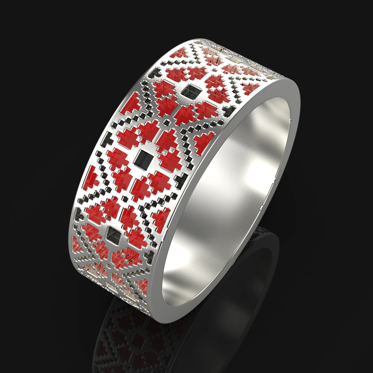 silver ring 3D Model .c4d .max .obj .3ds .fbx .stl .blend 