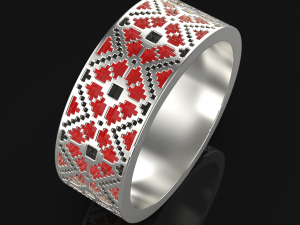 silver ring 3D Model