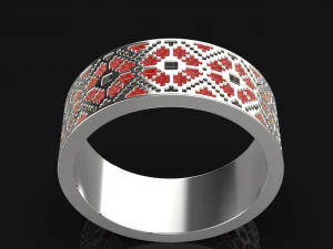 silver ring 3D Model