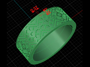 silver ring 3D Model