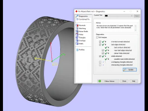 silver ring 3D Model